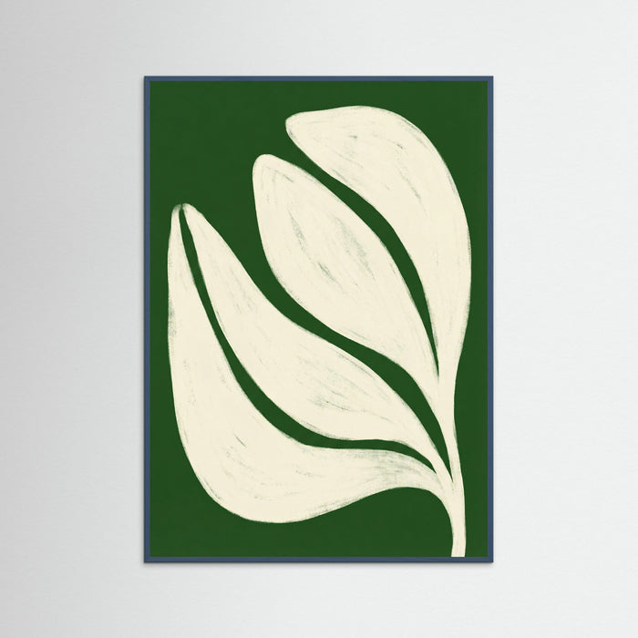 Teal Wood Verdant Petal Form