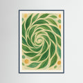 Teal Wood Verdant Whirl