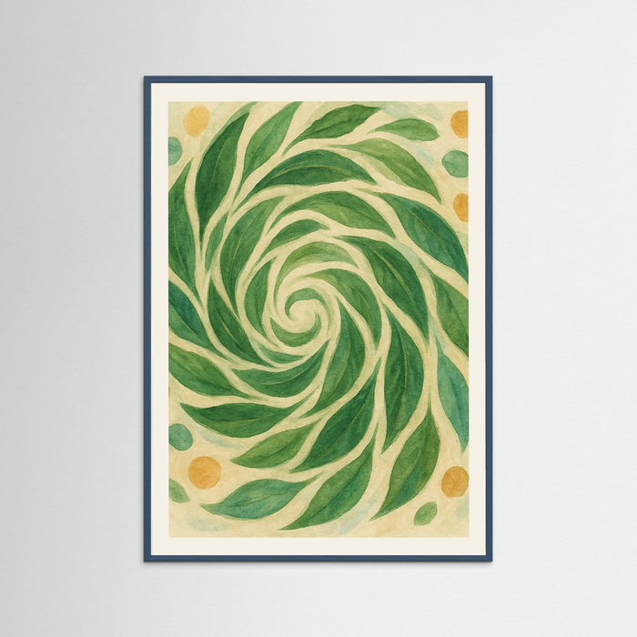 Teal Wood Verdant Whirl