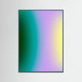 Teal Wood Vibrant Color Flow