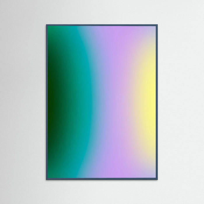 Teal Wood Vibrant Color Flow