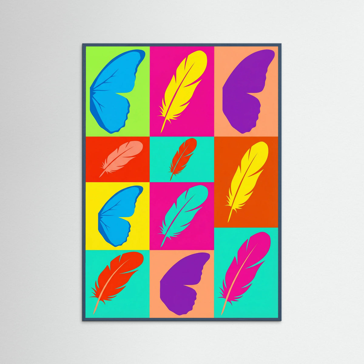 Teal Wood Vibrant Horizon Series