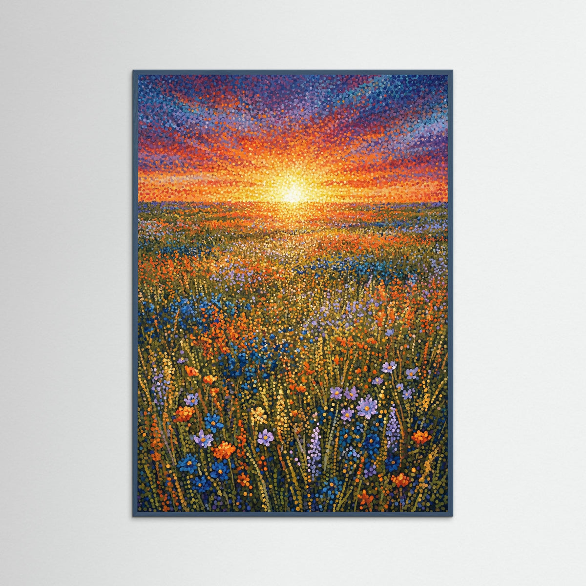 Teal Wood Vibrant Pine View