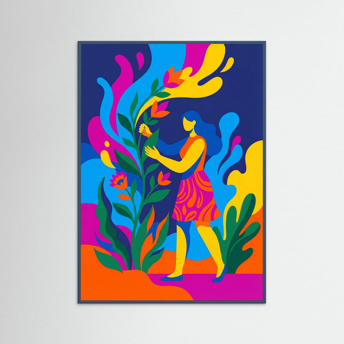 Teal Wood Vibrant Rebellion