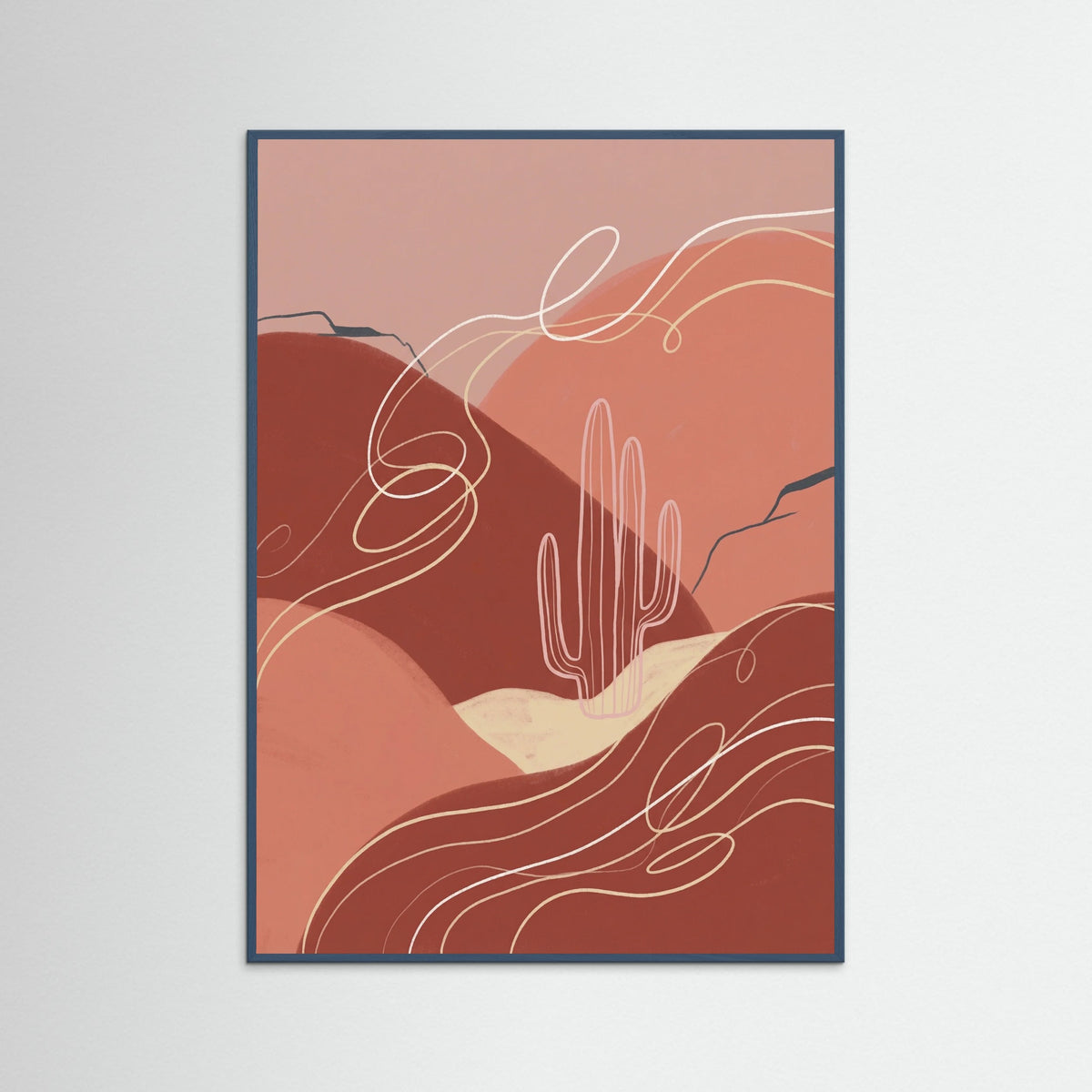 Teal Wood Vibrant Striped Encounter