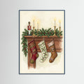 Teal Wood Victorian Yuletide