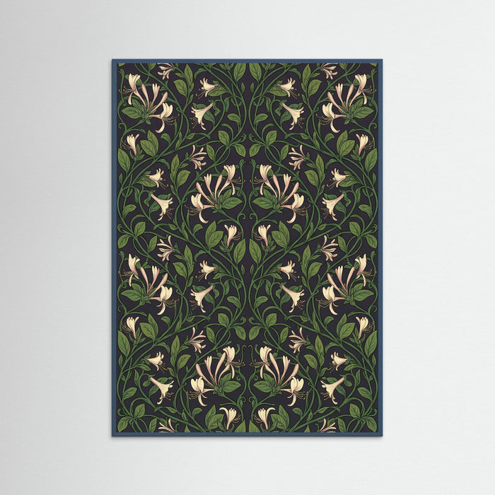Teal Wood Vine Tapestry