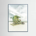 Vintage Florida Flair at Miami Beach Poster – poster and art print