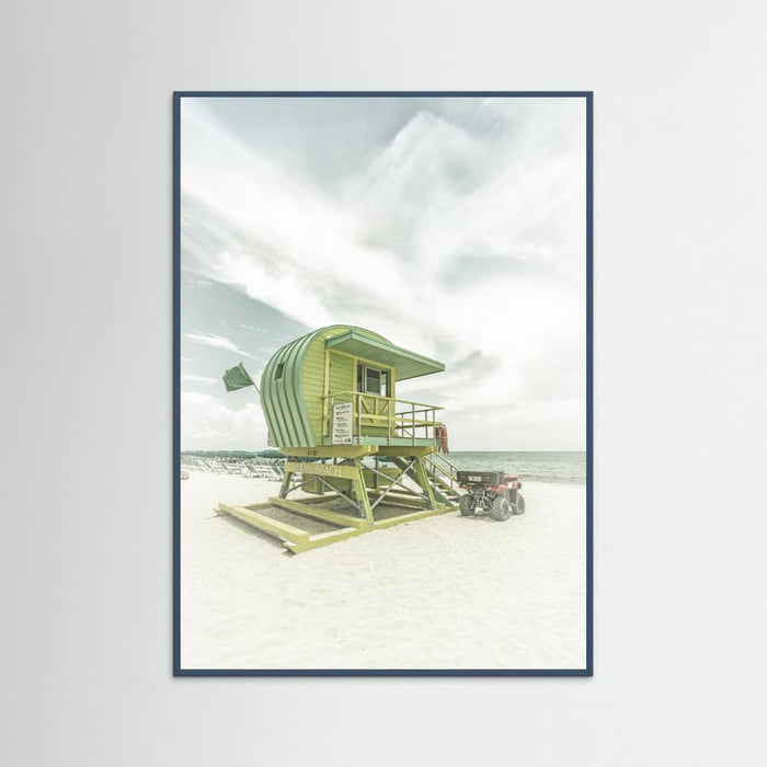 Vintage Florida Flair at Miami Beach Poster – poster and art print