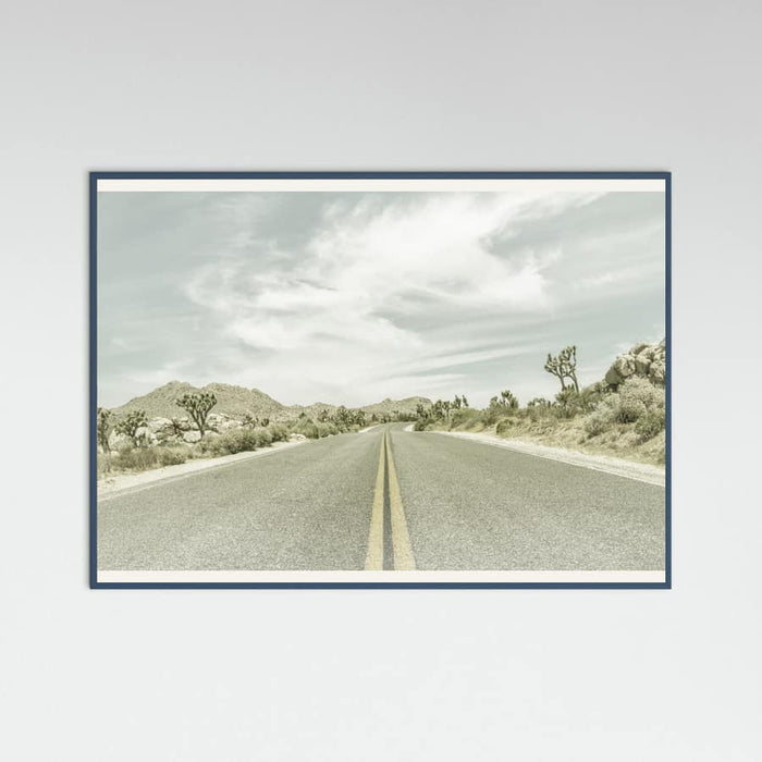 Teal Wood Vintage Joshua Trees, Park Boulevard Poster