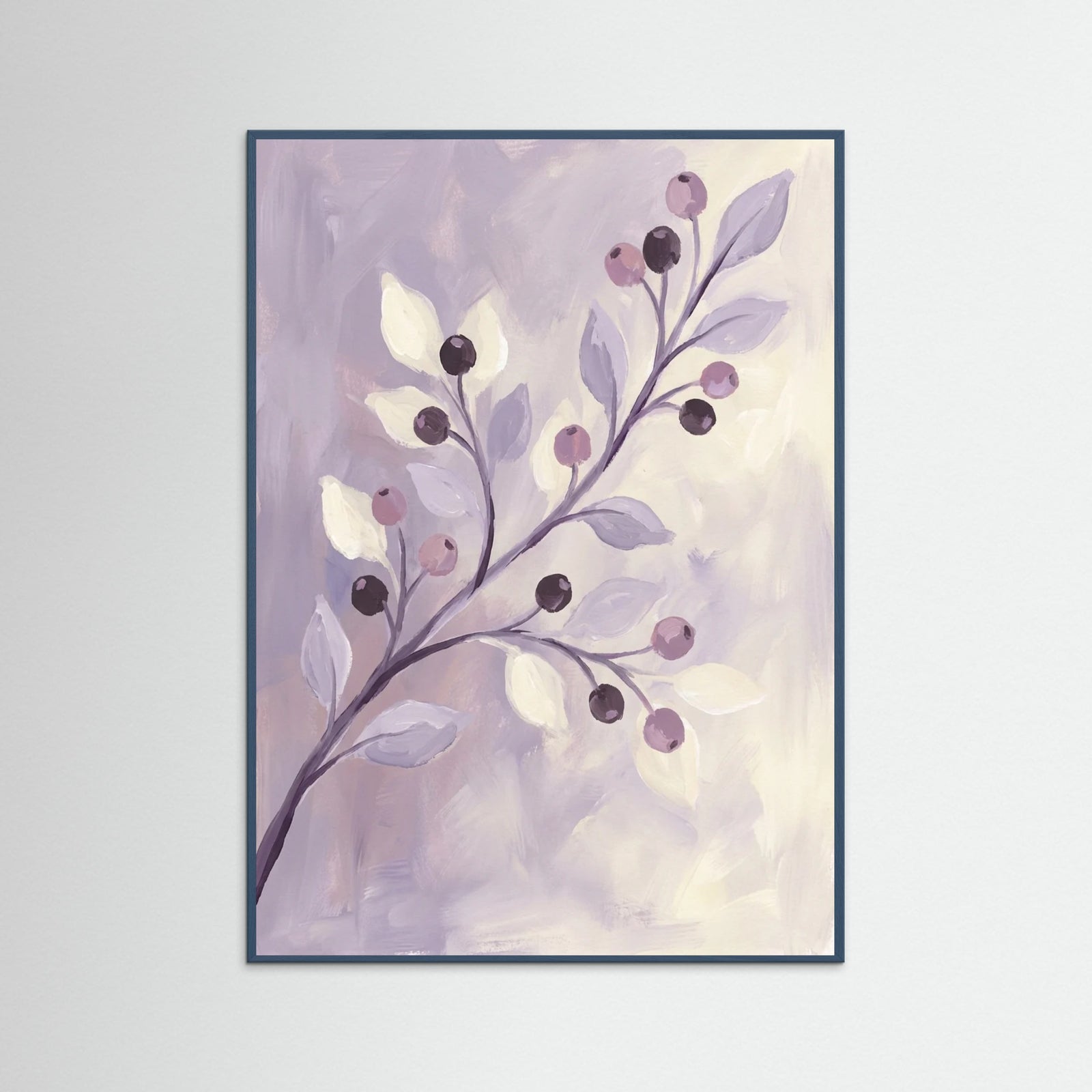 Teal Wood Violet Bloom Dreams