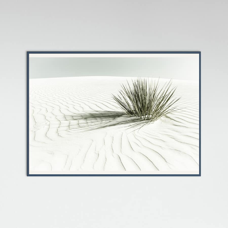 WHITE SANDS Vintage Dune Poster – poster and art print