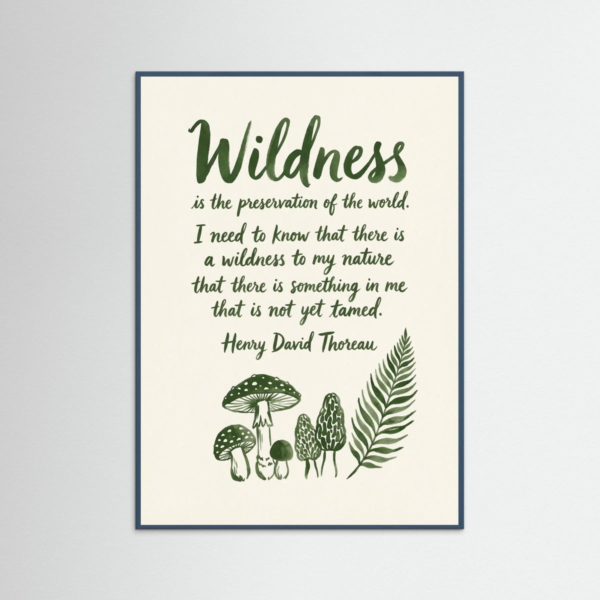 Teal Wood Walking Thoughts