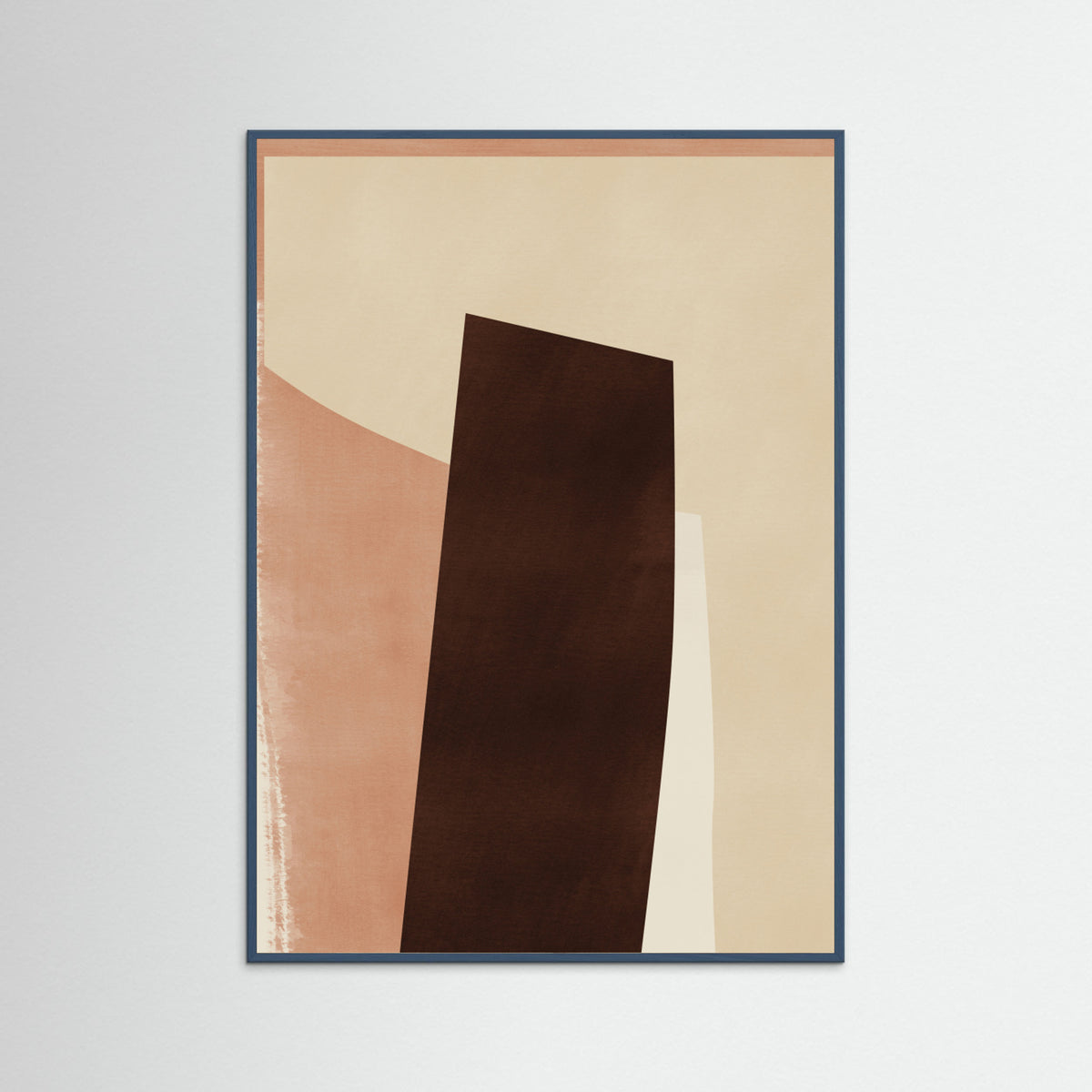 Teal Wood Warm Accent Poster