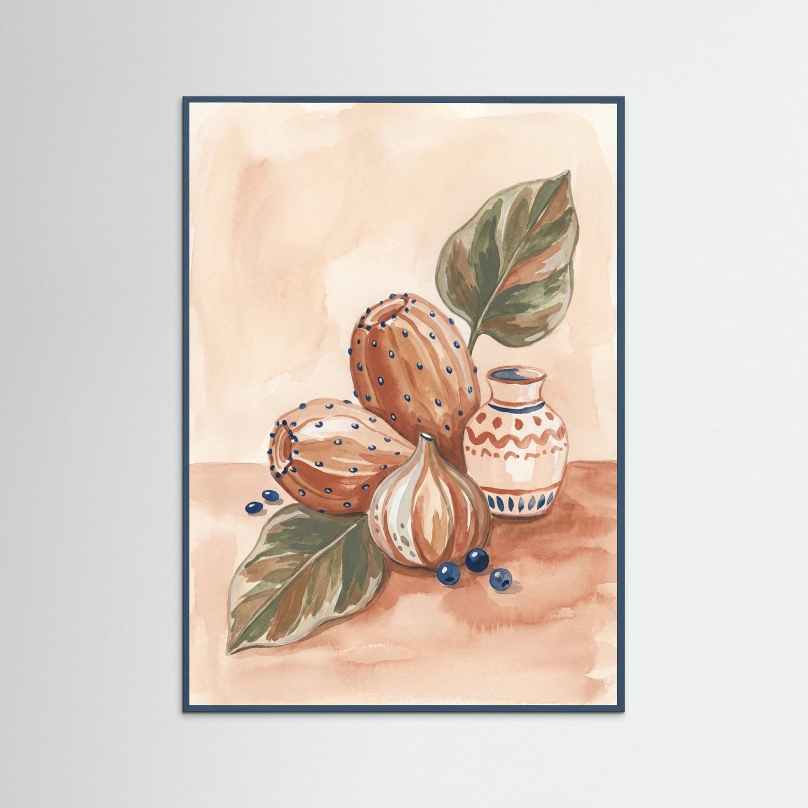 Teal Wood Warm Petals