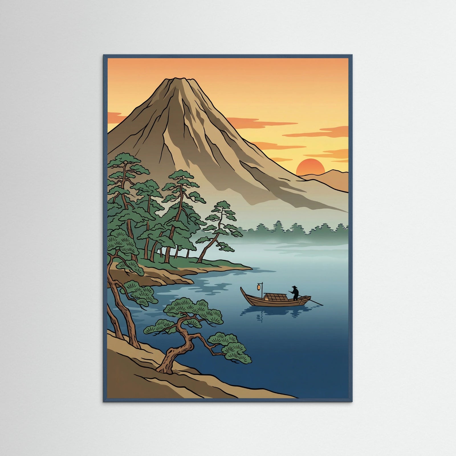 Teal Wood Waterfalls Embrace