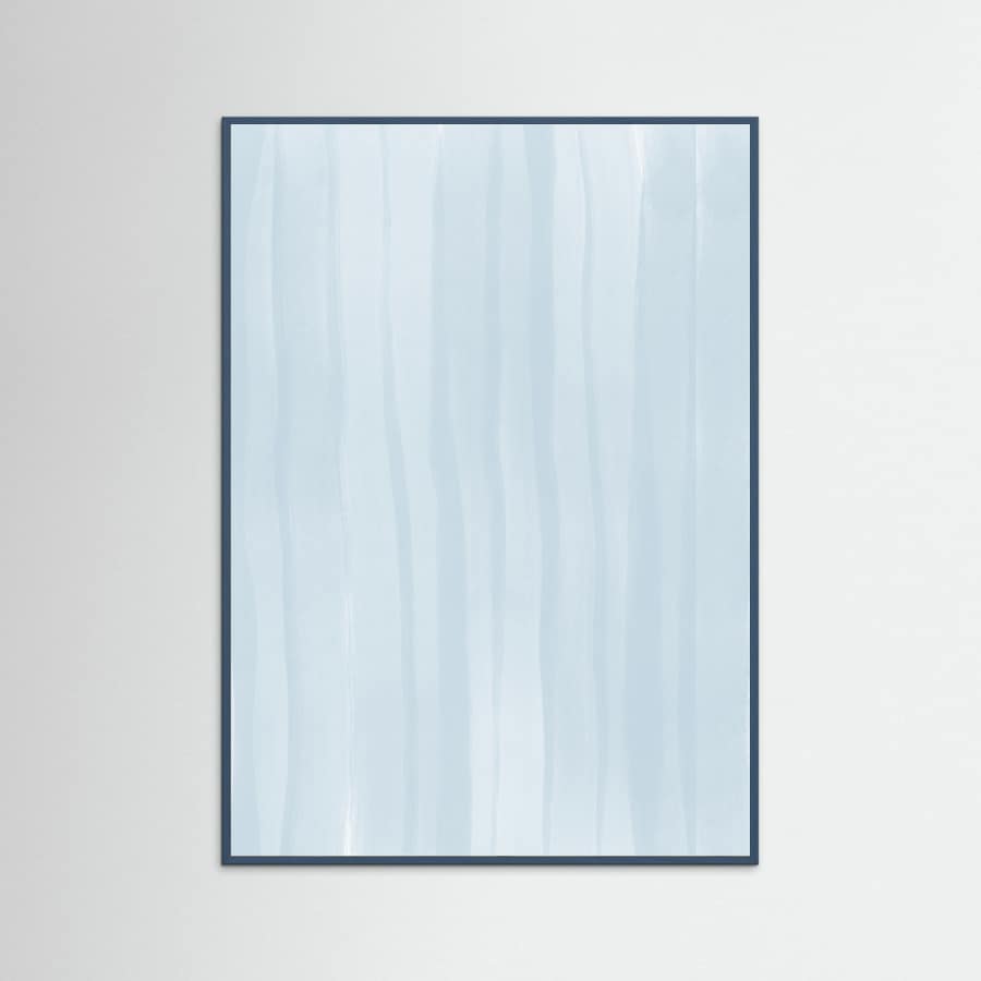 Waves of Blue Poster – Poster und Kunstdruck