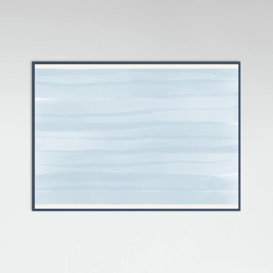 Plakat Waves of Blue – plakat i druk artystyczny