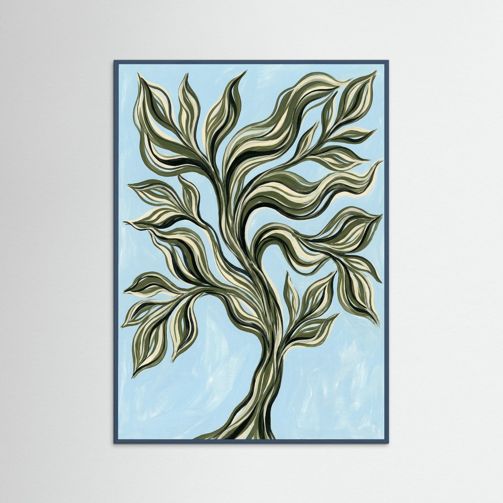 Teal Wood Wavy Garment