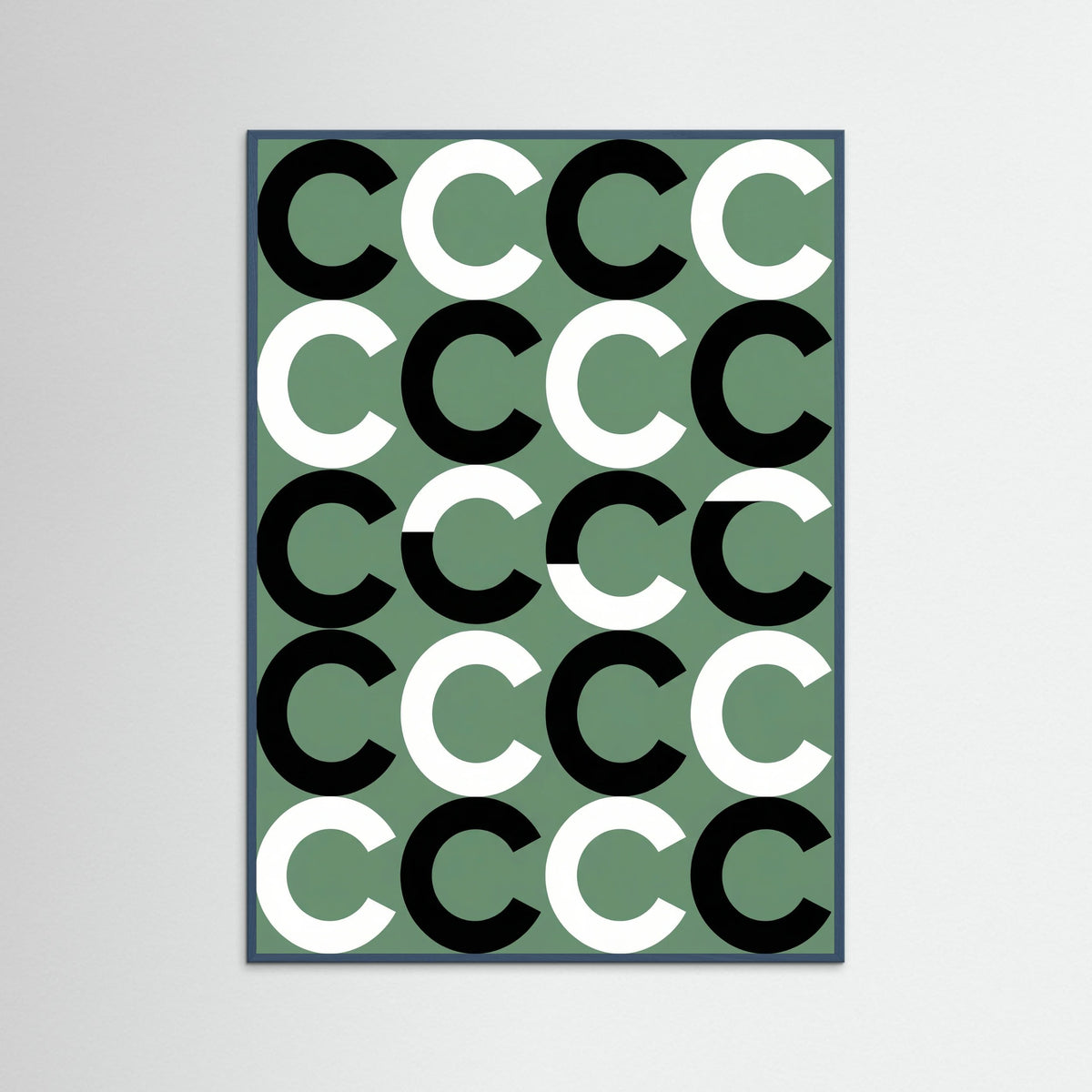 Teal Wood Wavy Rhythm