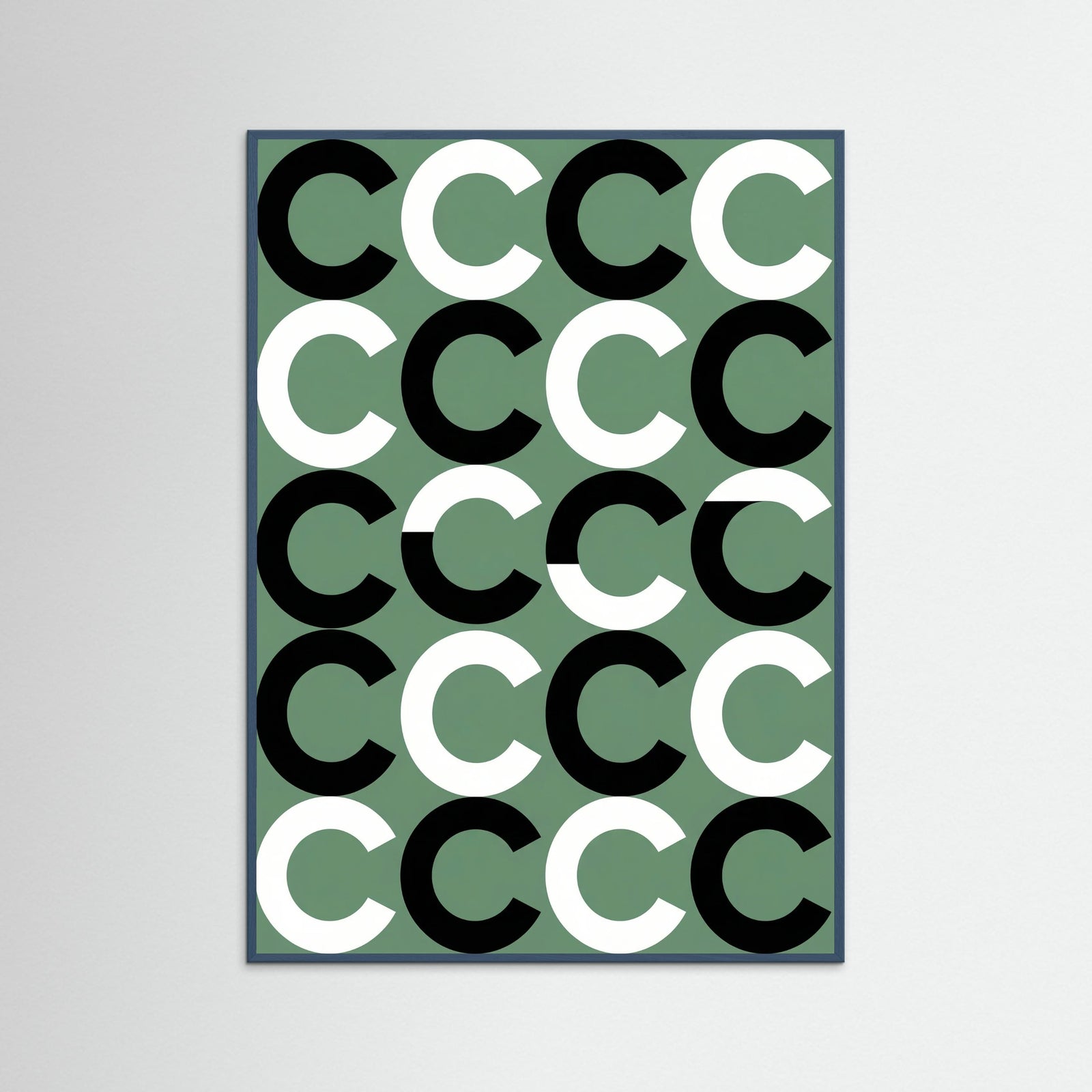 Teal Wood Wavy Rhythm