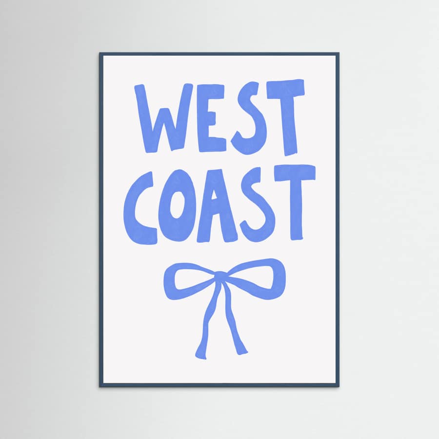 West Coast Poster – poster and art print