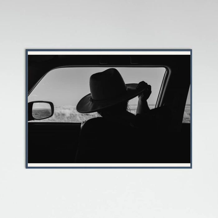 Teal Wood West Texas Explorer Poster
