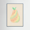 Teal Wood Whimsical Berry Pop