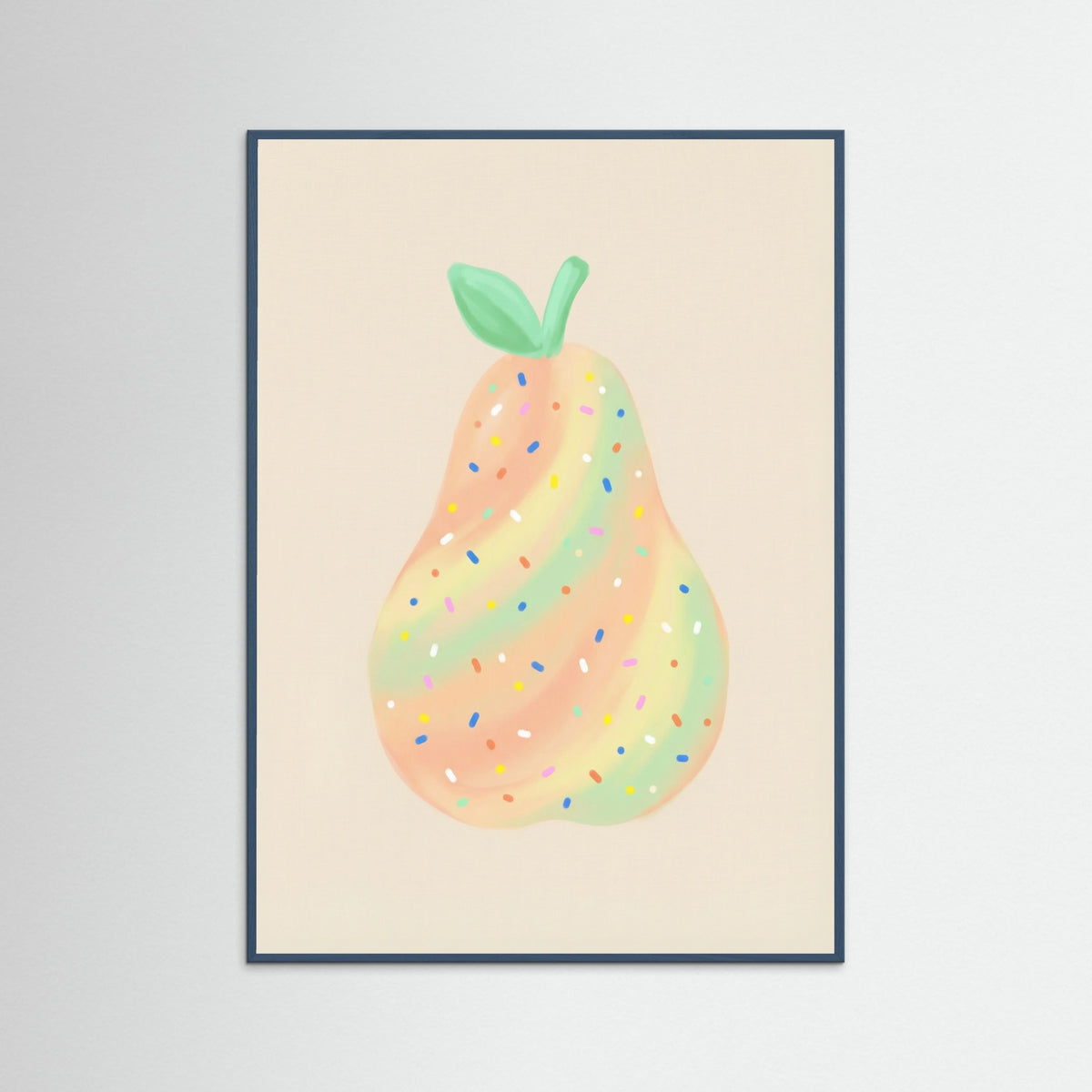 Teal Wood Whimsical Berry Pop
