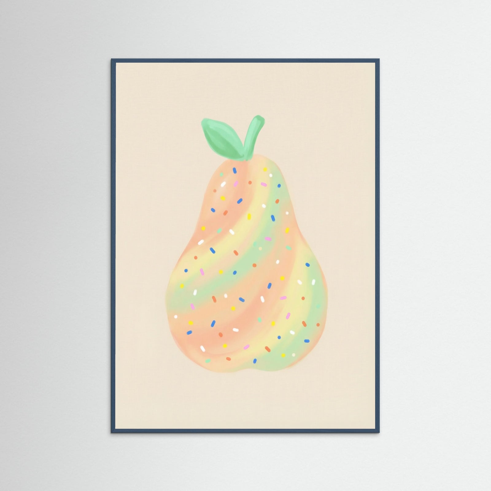 Teal Wood Whimsical Berry Pop