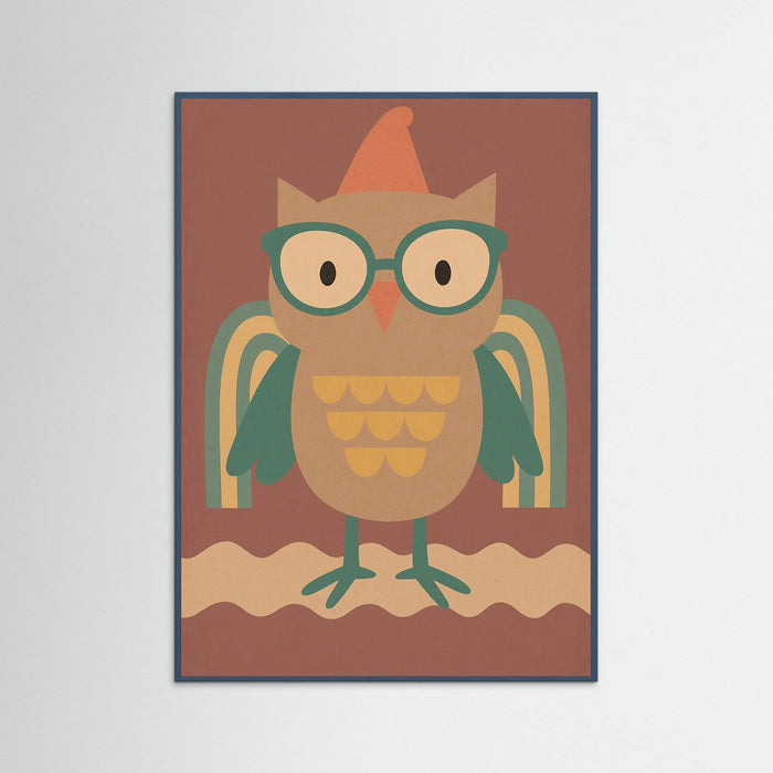 Teal Wood Whimsical Disguise