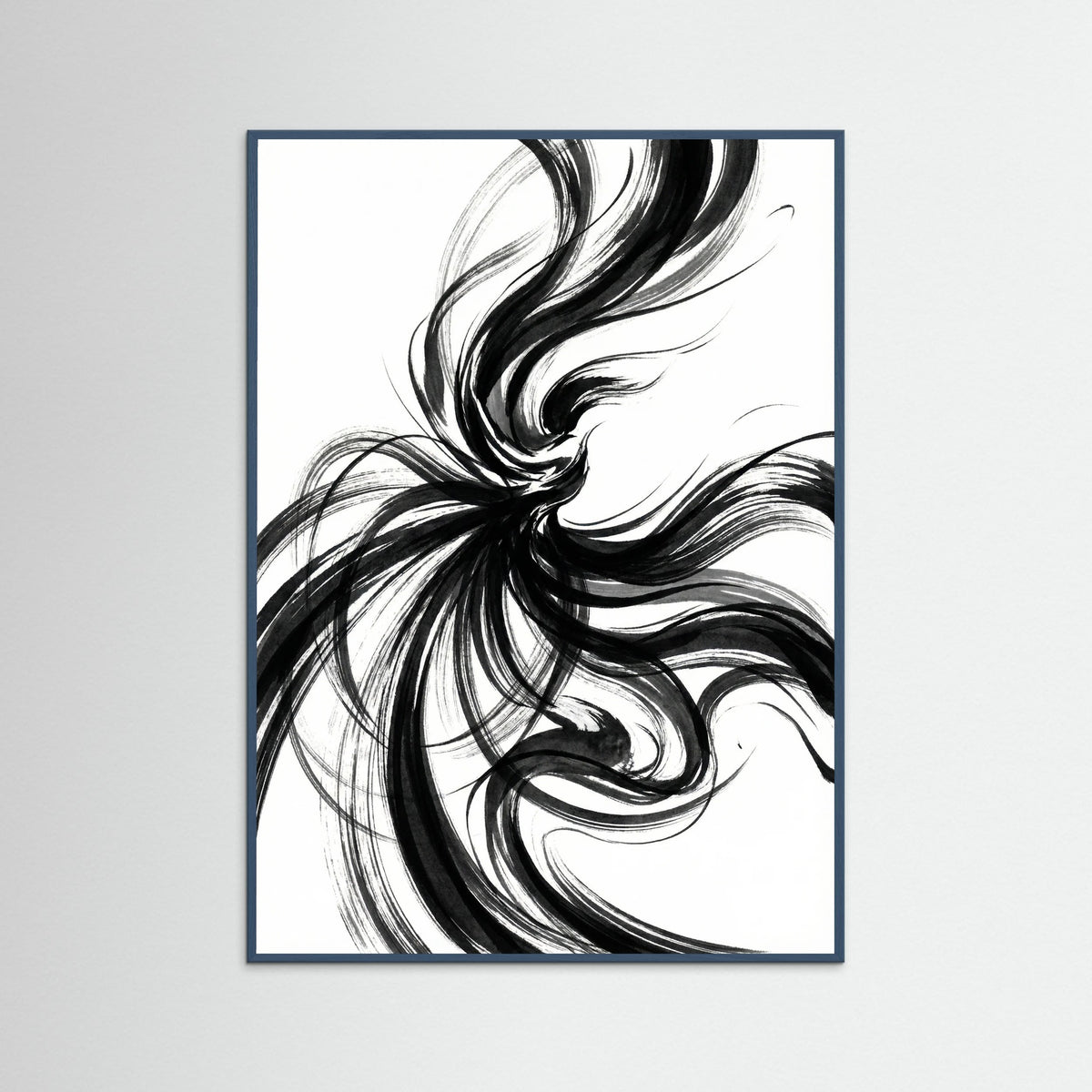 Teal Wood Whirling Grace