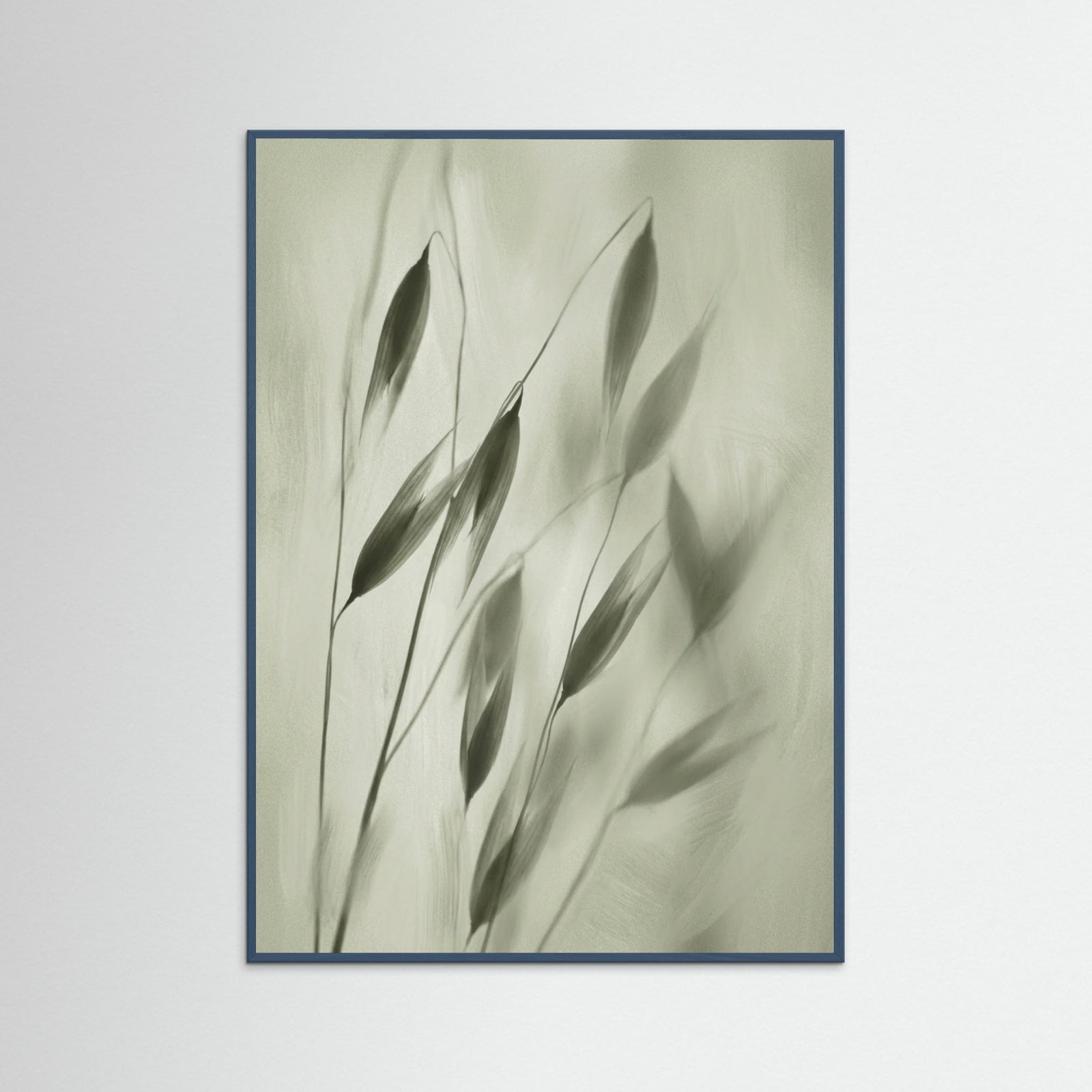 Teal Wood Whispering Fronds