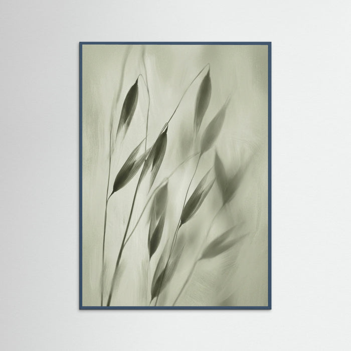 Teal Wood Whispering Fronds
