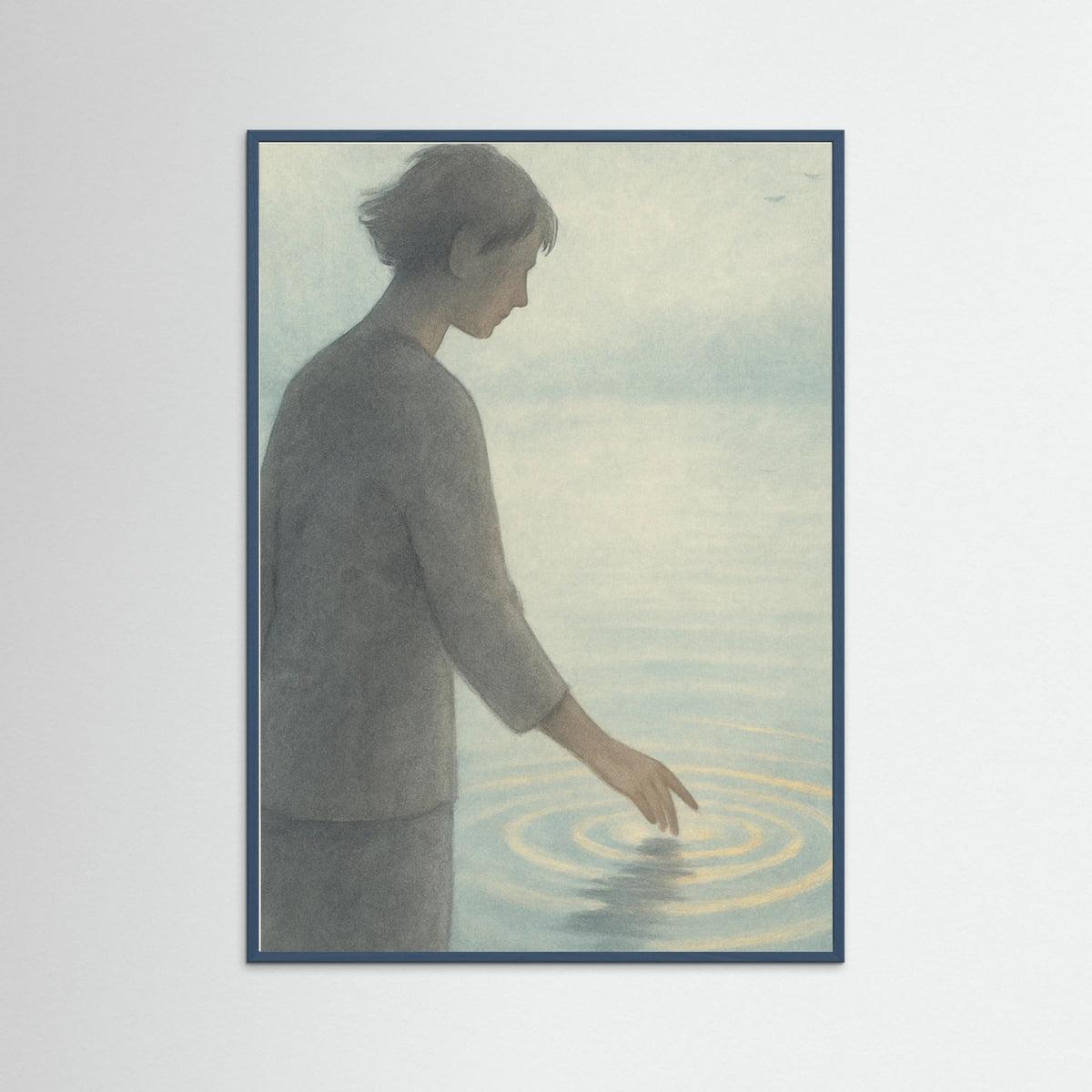 Teal Wood Whispering Water