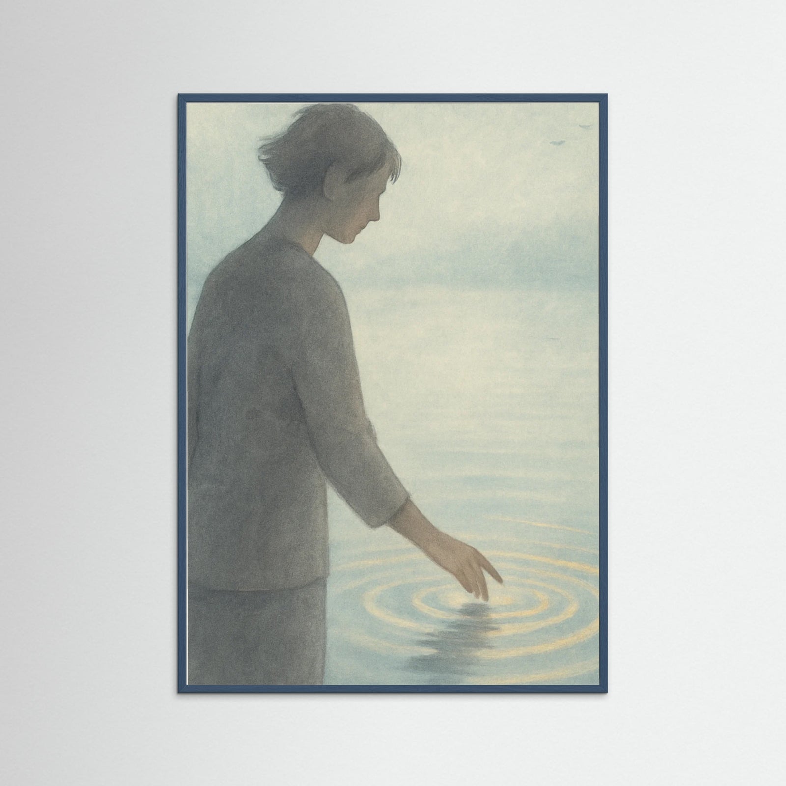 Teal Wood Whispering Water