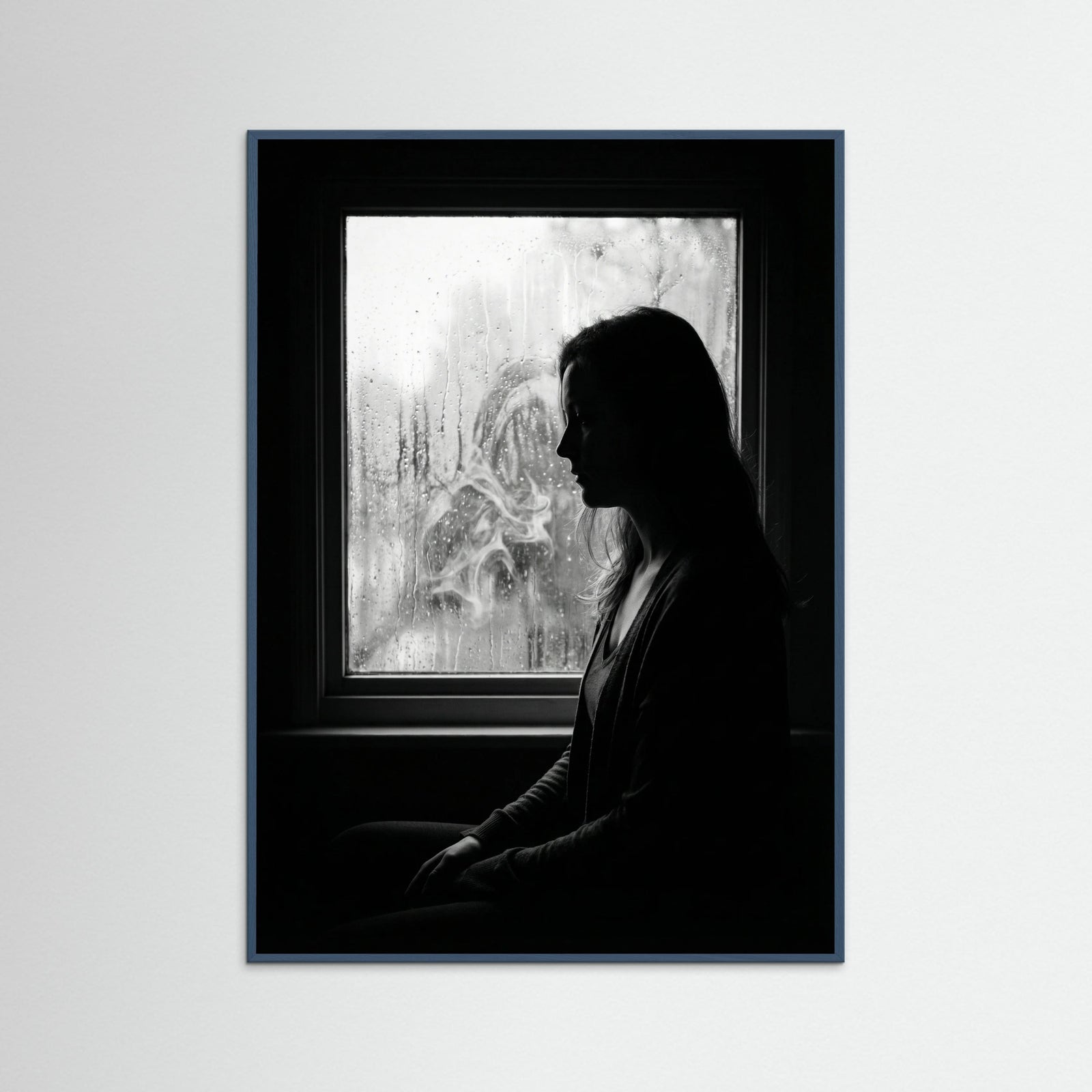 Teal Wood Whispers of Smoke