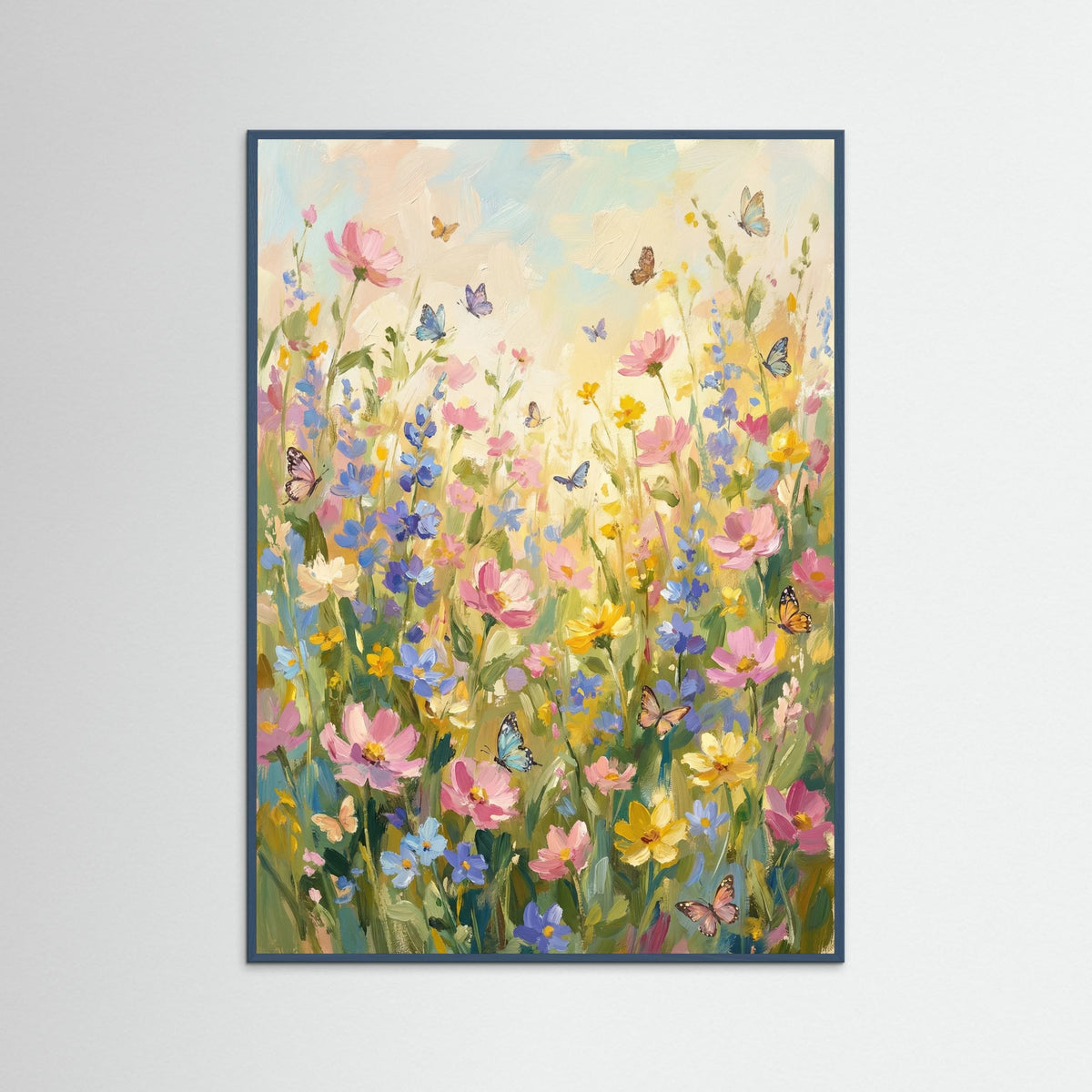 Teal Wood Wild Garden Bloom