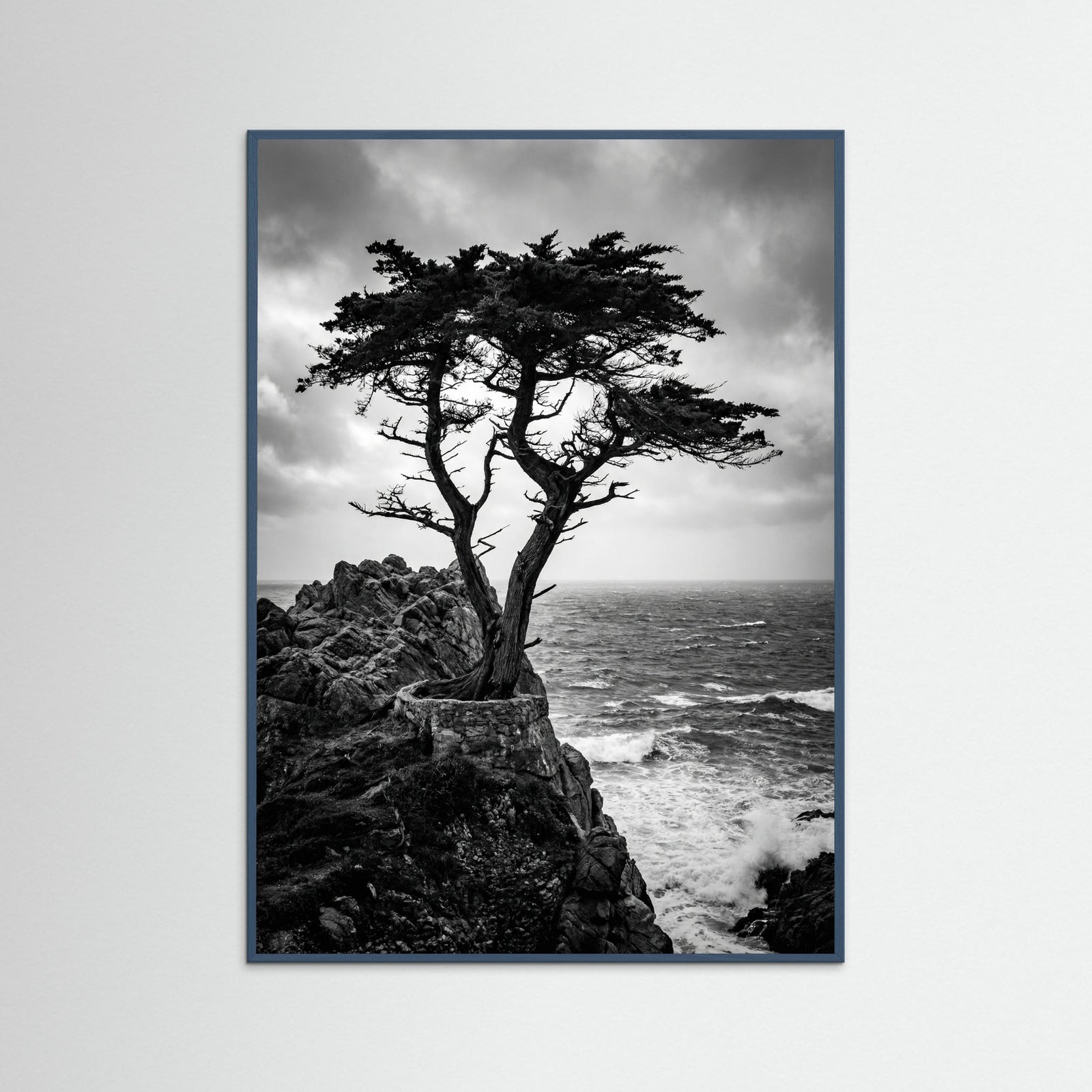 Teal Wood Windblown Grace