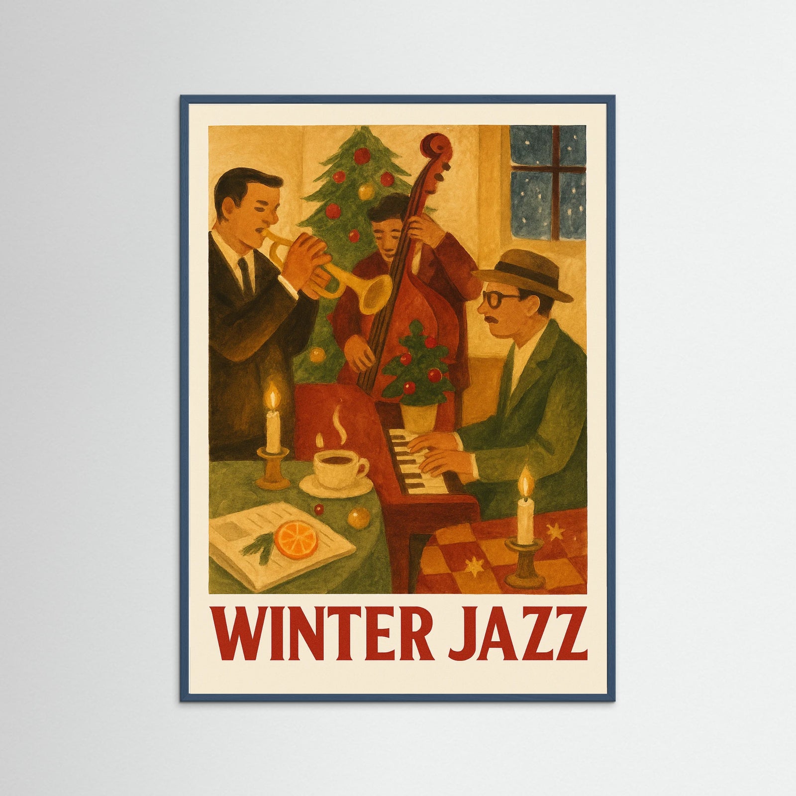 Teal Wood Winter Jazz