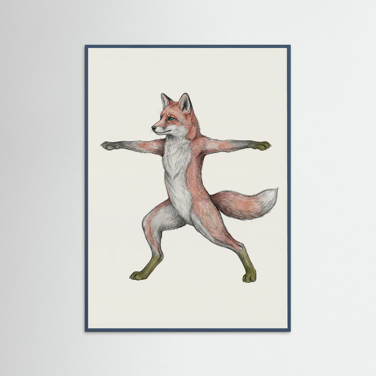 Teal Wood Wise Owl Yoga