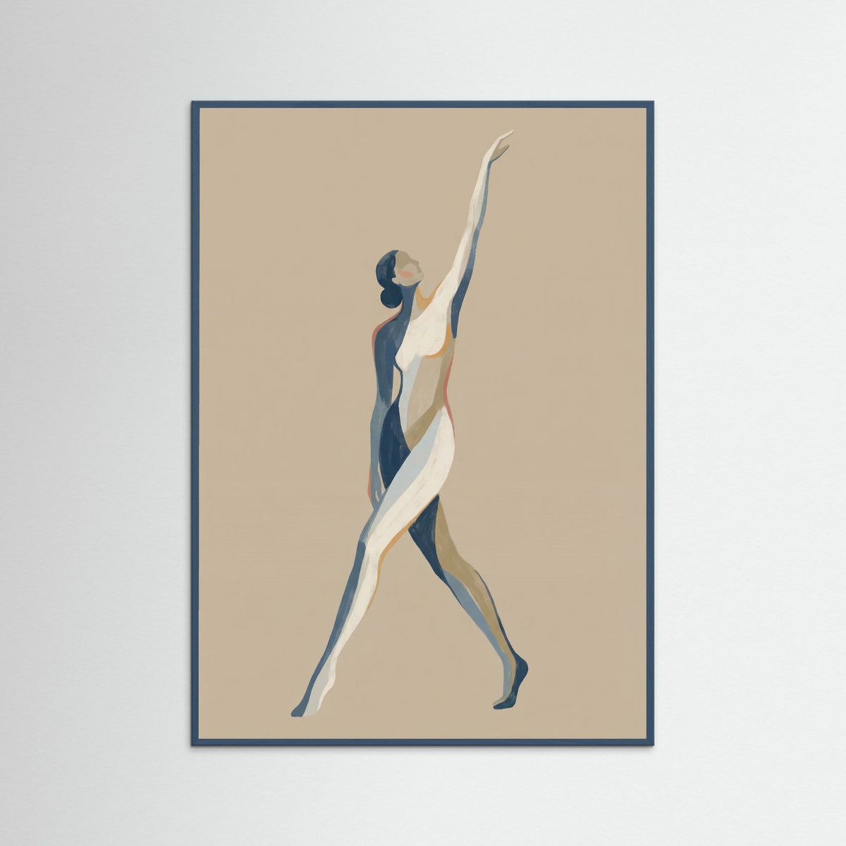 Teal Wood Zodiac Capricorn Pose