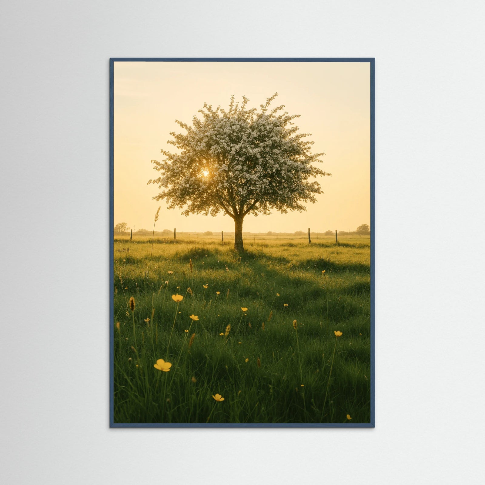 Teal Wood photo Lone Spring Tree