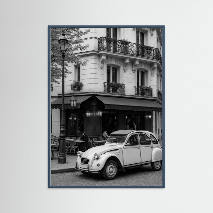 Teal Wood photo Parisian Cafe Scene