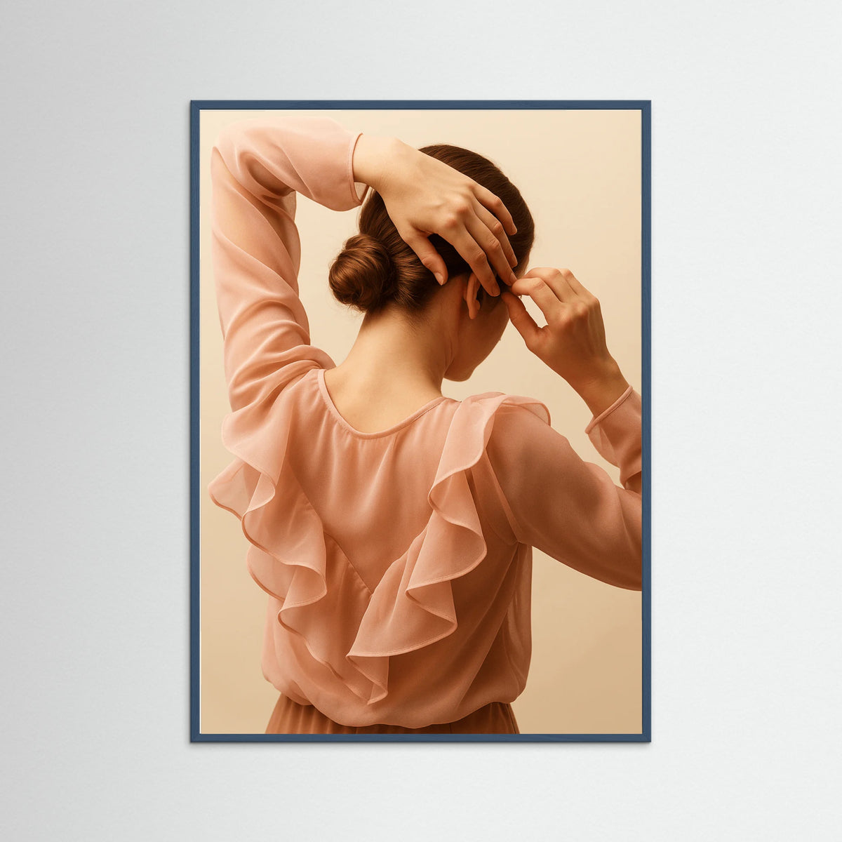 Teal Wood photo Pink Silhouette