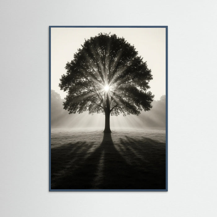 Teal Wood photo Sunlit Tree