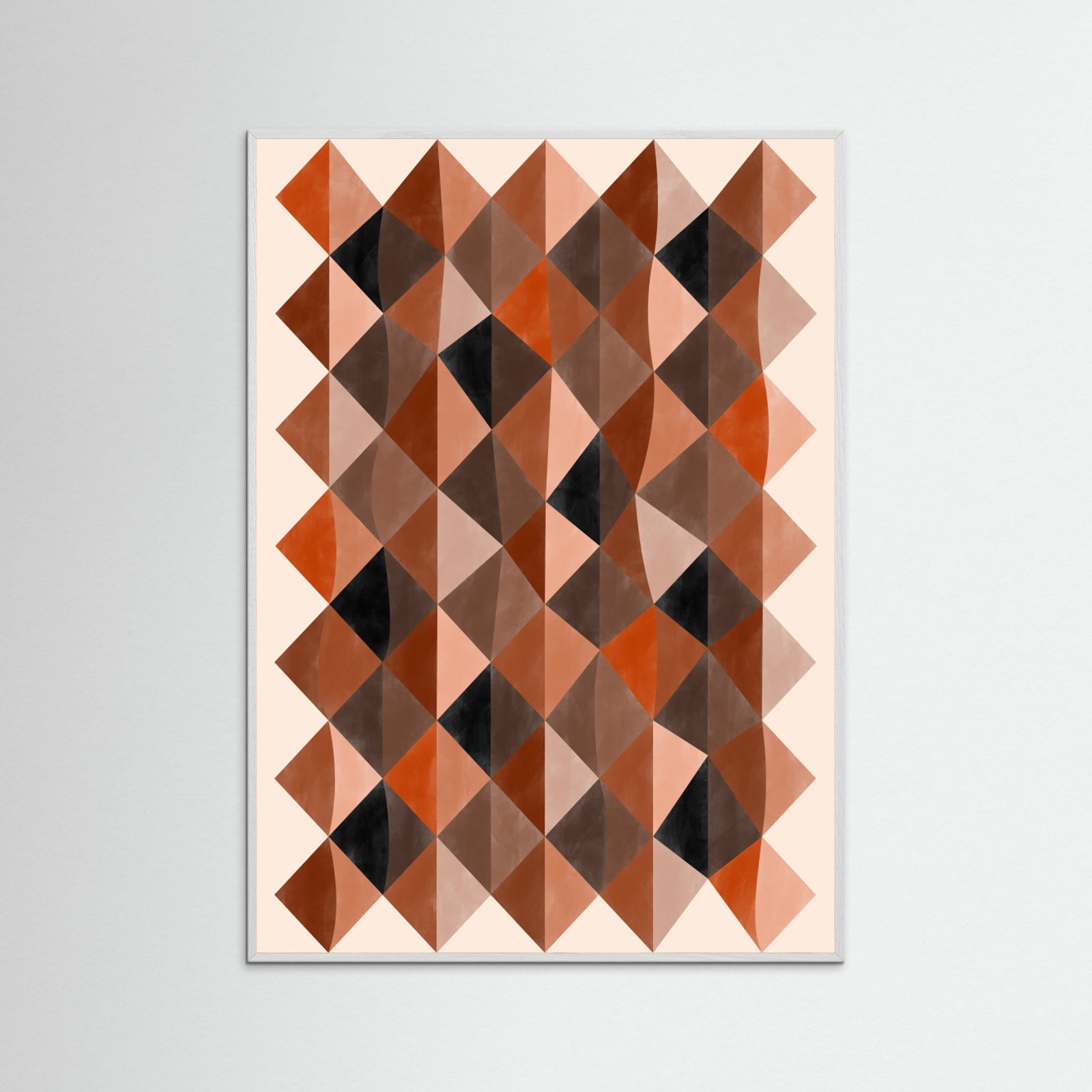 White Wood 3x4 25 Poster
