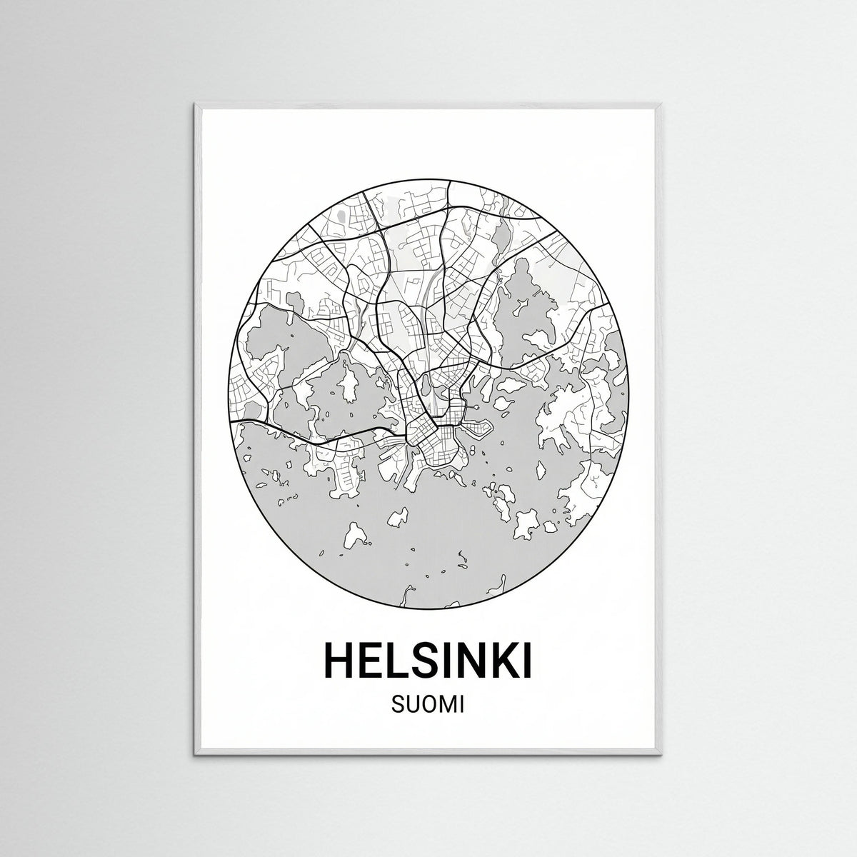 White Wood Aarhus Urban Map