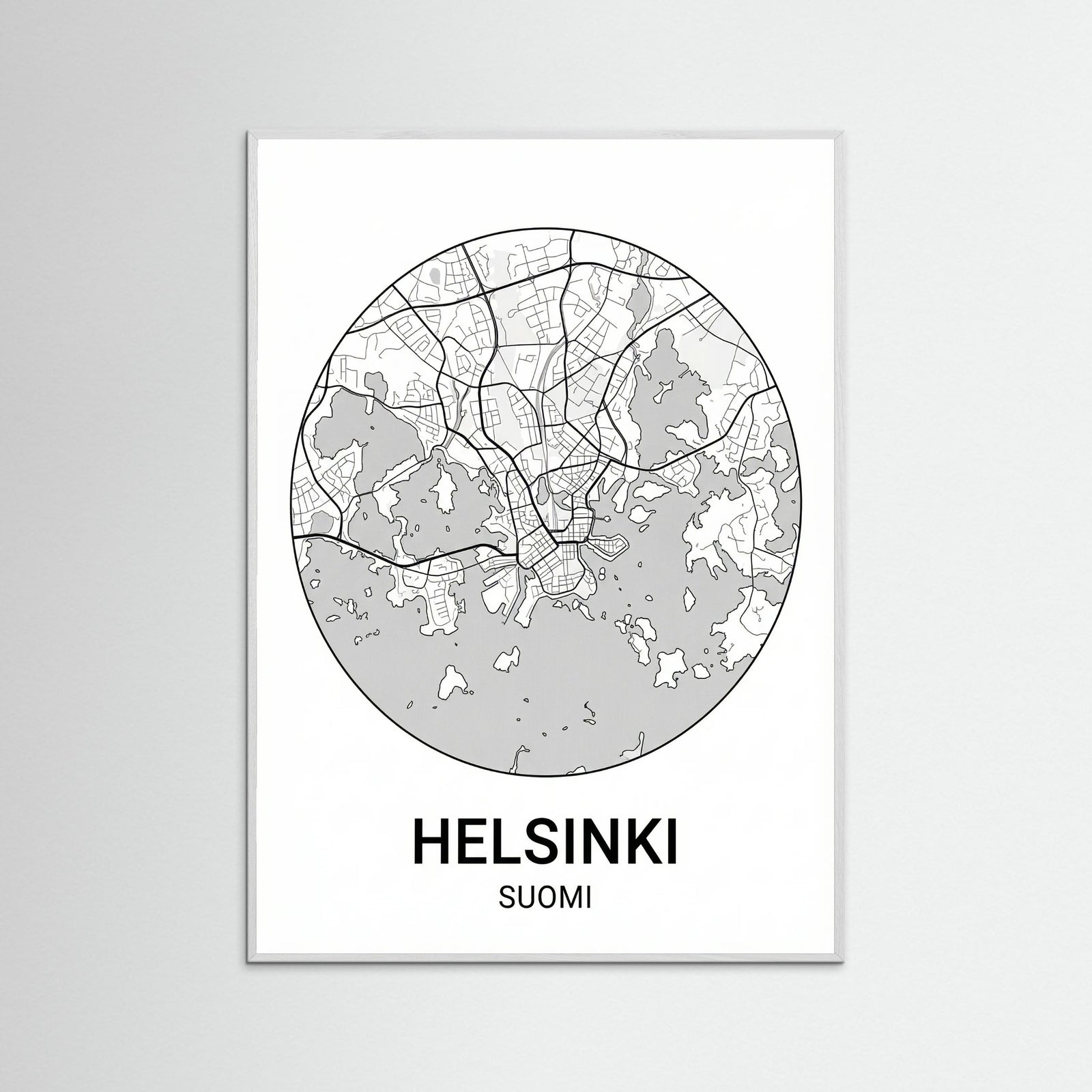 White Wood Aarhus Urban Map