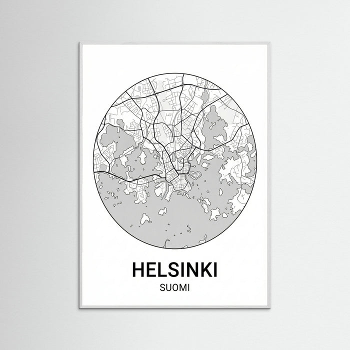 White Wood Aarhus Urban Map